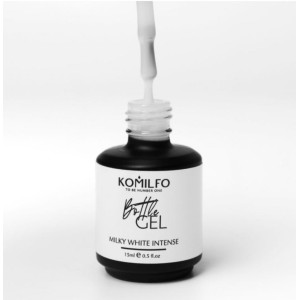 Komilfo Bottle Gel Milky White Intense, 15ml